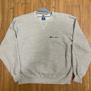 Vintage Champion Crewneck Sweatshirt Gray